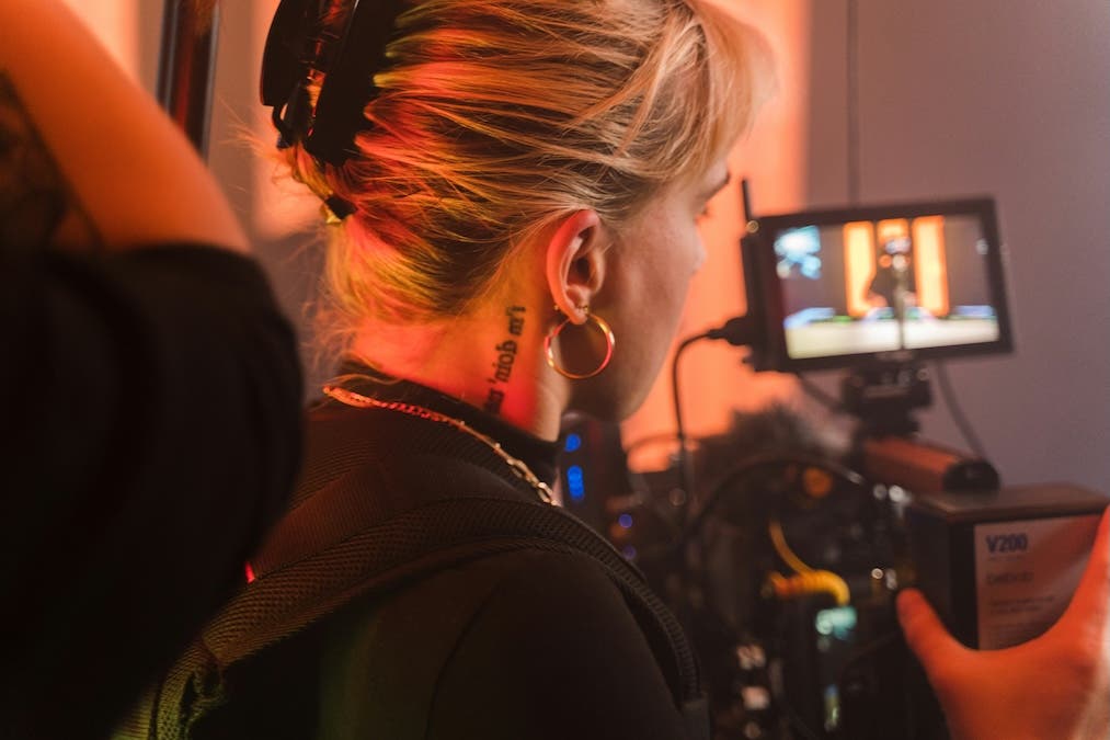 female director on set