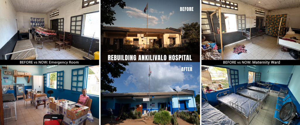 Hospital’s Condition: Before and After - New beds, furniture and paint after 15 years