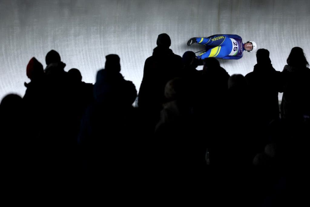 CORTINA D'AMPEZZO, ITALY - FEBRUARY 09:  Tove Kohala of Team Sweden competes in the Women's Singles Run 2 on day three of the Milano Cortina 2026 Winter Olympic games at Cortina Sliding Centre on February 09, 2026 in Cortina d'Ampezzo, Italy. (Photo by Richard Heathcote/Getty Images)
