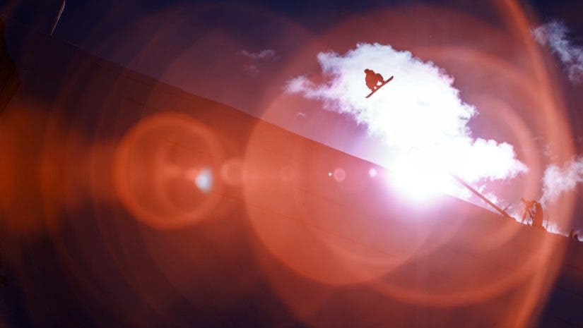 2. (Editor’s Note: An infrared camera in combination with on-camera filter was used to create this image.) An athlete competes in the Men's Snowboard Slopestyle Qualification on day nine of the Milano Cortina 2026 Winter Olympic games at Livigno Snow Park on February 15, 2026, in Livigno, Italy. "Infrared" is a series of pictures taken at the Milano Cortina 2026 Winter Olympics with mirrorless cameras that have been modified to capture the electromagnetic spectrum beyond what's visible to the human eye. Photo by Hector Vivas/Getty Images