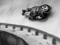 Josip Brusic of Team Canada participates during Skeleton Men's Singles training on day three of the Milano Cortina 2026 Winter Olympic games at Cortina Sliding Centre on February 09, 2026, in Cortina d'Ampezzo, Italy.