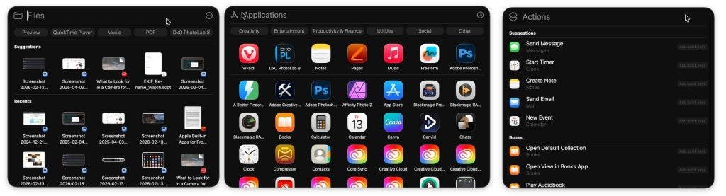 Spotlight Search by Type