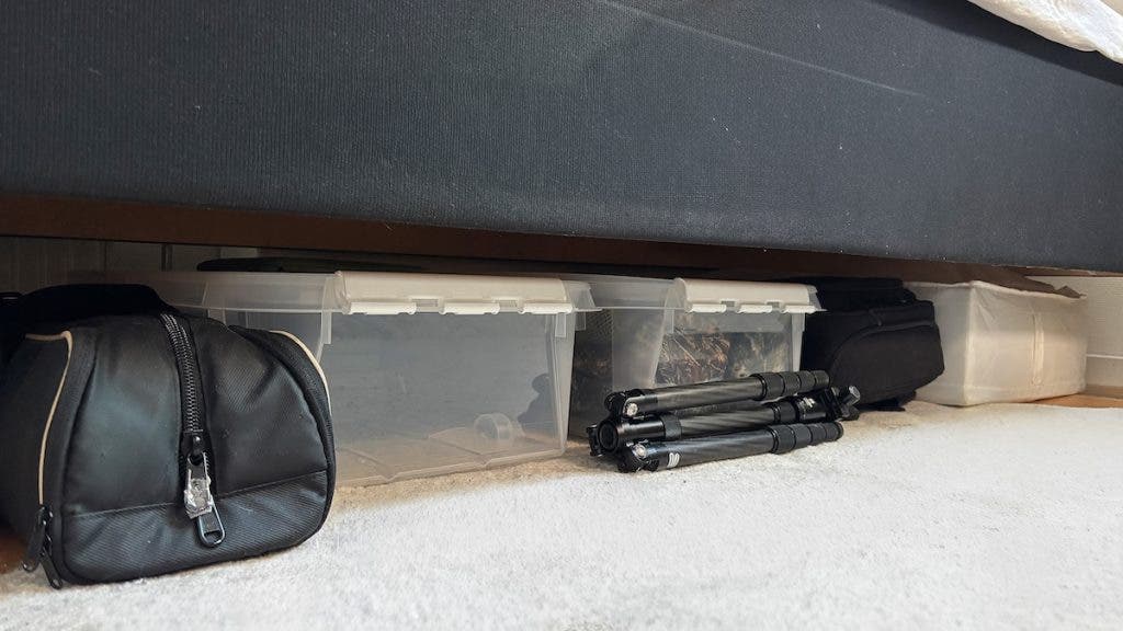 Under the bed storage