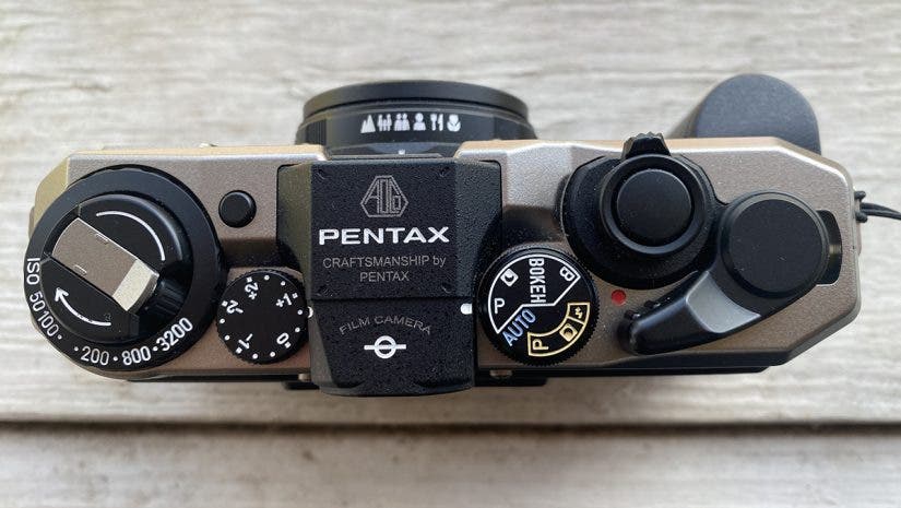 Pentax 17 with exposure compensation set