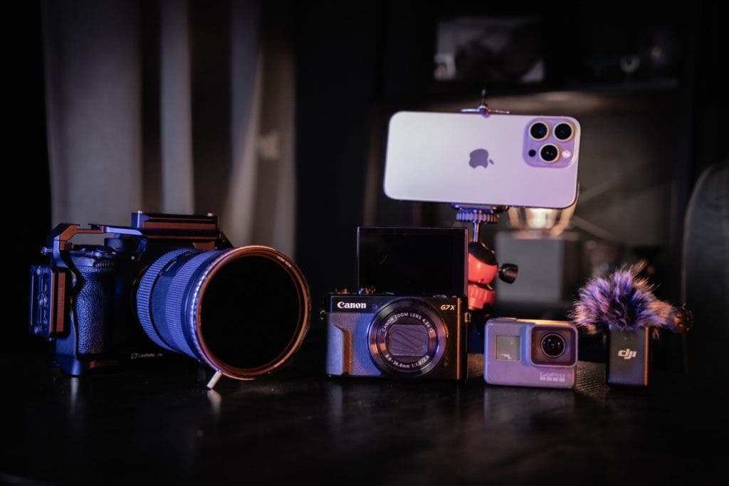 Gear can be as simple as a cellphone in your hand or a mirrorless camera. Most modern devices produce high-quality video.