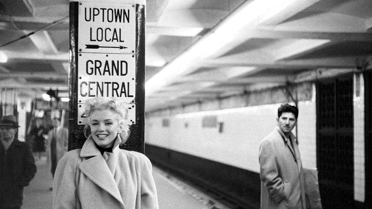 NEW YORK - MARCH 24: Actress Marilyn Monroe takes the subway in Grand Central Station on March 24, 1955 in New York City, New York. (Photo by Ed Feingersh/Michael Ochs Archives/Getty Images)