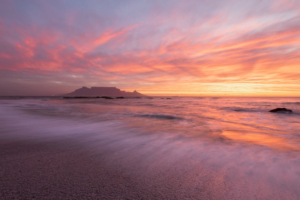 Table Mountain sunset photo