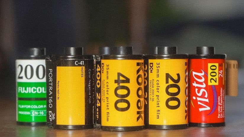different types of camera film