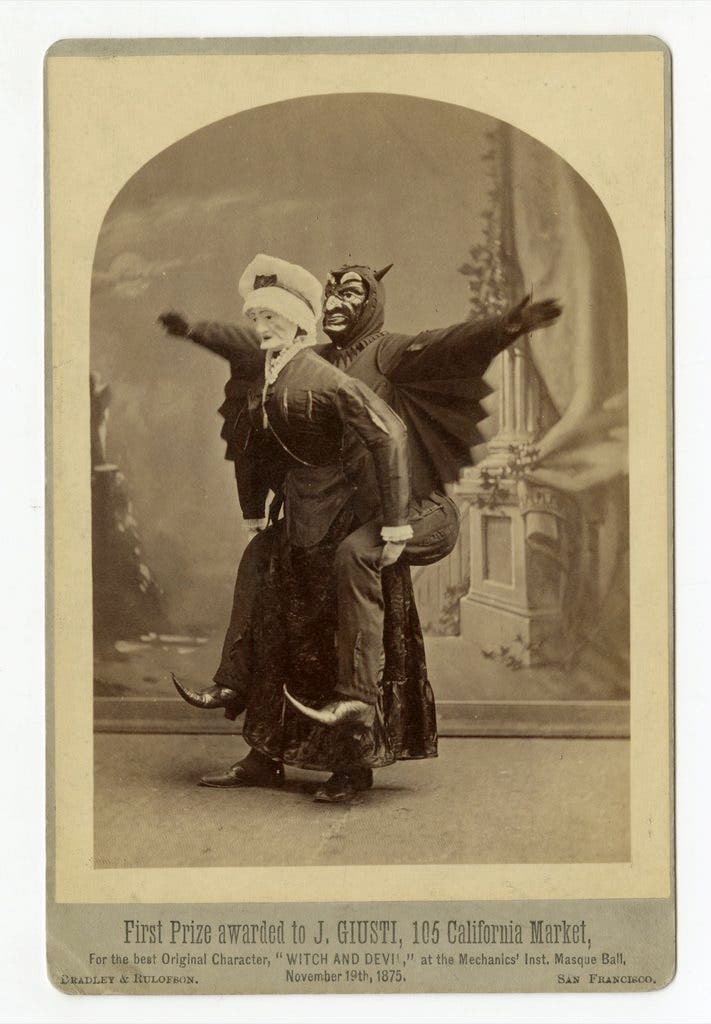 Found lurking in our 19th century files, Hulton Archive curator @melanie__llewellyn unwraps this curious image.⁠