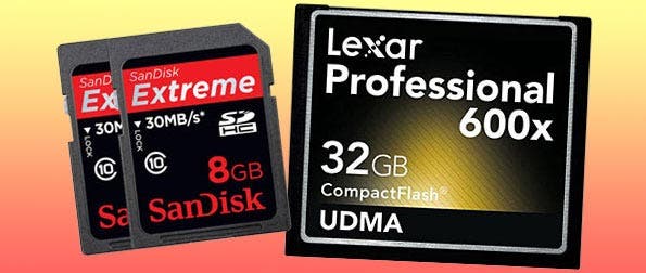 SanDisk and Lexar Memory Cards