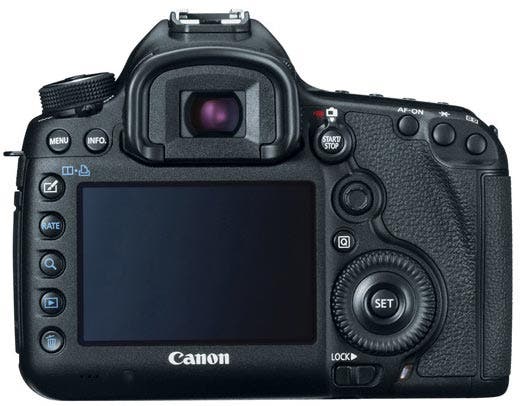 Canon EOS 5D Mark III back view