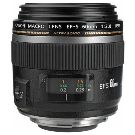 Canon EF-S 60mm f/2.8 Compact Macro AutoFocus Lens 