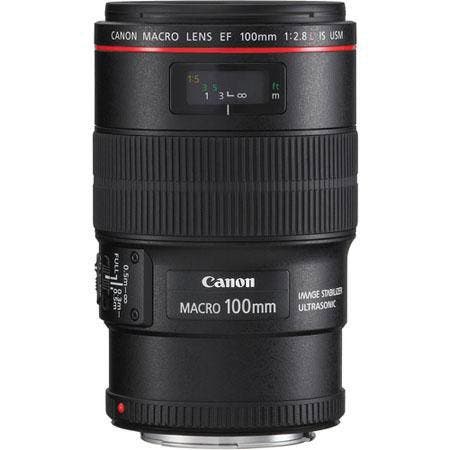 Canon EF 100mm f/2.8L IS USM Macro Auto Focus Lens 