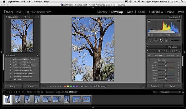 Adobe Photoshop Lightroom 4 screen shot