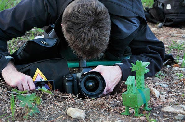 Getting a low angle on Dragon Scout