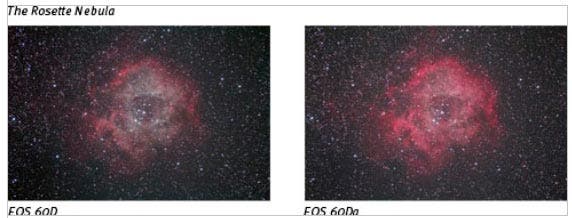 Canon EOS 60Da astrophotography sample