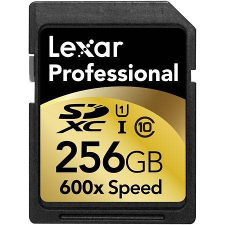 Lexar Professional SDXC 256GB 600x,