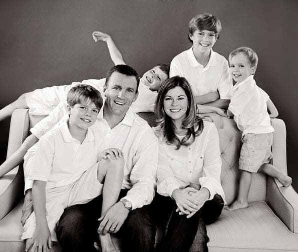 studio family portrait
