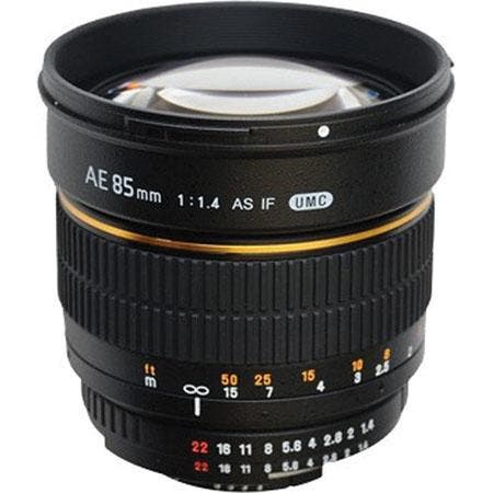 samyang 85mm lens for pentax