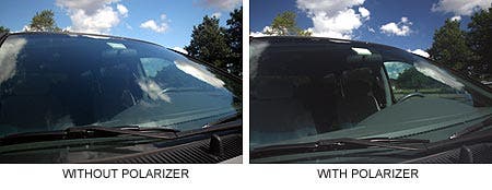 polarizing filter example