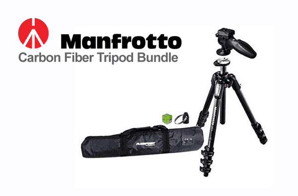 Manfrotto 055 4-Section CF Tripod,Bundle w/XPRO Ball Head with