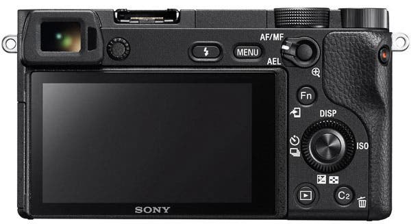 Sony a6300 backview