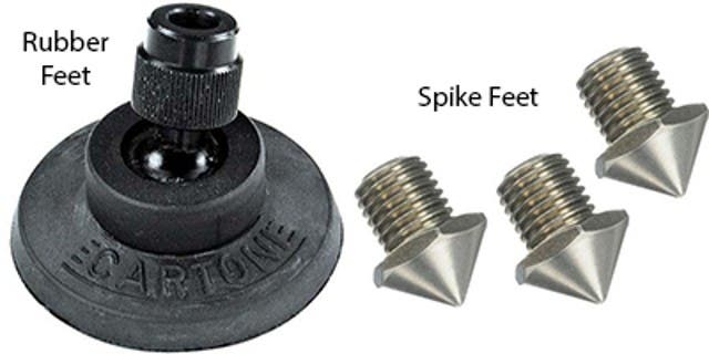 Different tripod feet