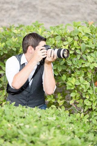 Man taking photo
