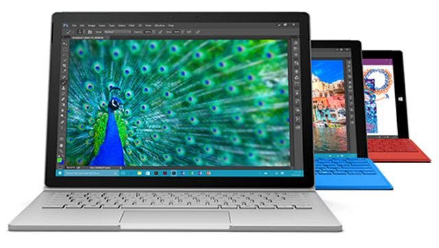 Surface Pro 4 in different colors