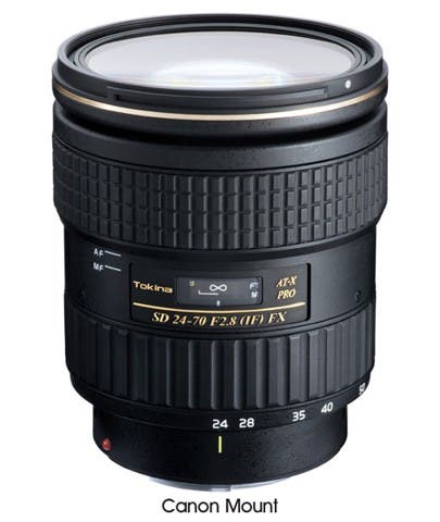 Tokina-AT-X 24-70mm F2.8 PRO FX Canon mount