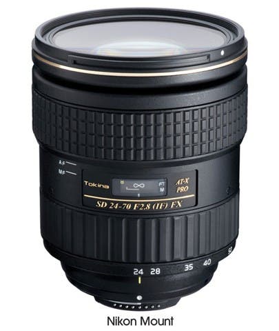 Tokina-AT-X 24-70mm F2.8 PRO FX Nikon mount
