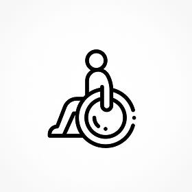 person in wheelchair
