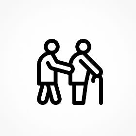 supportive hand hold