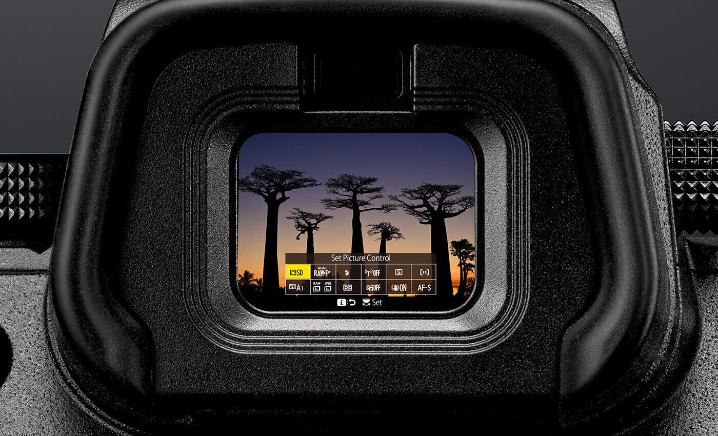 Image result for z6 viewfinder