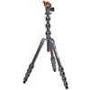3 Legged Thing Albert 2.0 5-Section Carbon Fiber Tripod with AirHed Pro Ball Head, Earth Bronze & Ocean Blue Gray