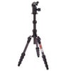 3 Legged Thing Legends Ray 5-Section Carbon Fiber Travel Tripod with AirHed Vu Ball Head, Darkness Black