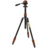 3 Legged Thing Punks Travis 2.0 5-Section Magnesium Alloy Video Tripod with AirHed Trinity Head Black with Copper Accents