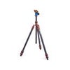 3 Legged Thing Winston 2.0 3-Section Carbon Fiber Tripod with AirHed Pro Ball Head, Metallic Slate Gray Blue/Bronze