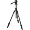 3 Legged Thing Punks Billy 2.0 4-Section Carbon Fiber Video Tripod with AirHed Trinity Head Matte Black