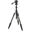 3 Legged Thing Punks Brian 2.0 5-Section Carbon Fiber Video Tripod with AirHed Trinity Head Matte Black