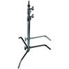 Avenger 5.75' C-Stand 18 with Sliding Leg, 2 Risers, Black Black