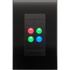 Allen & Heath IP4 4-Button Programmable Decora Wallplate Controller Black