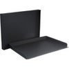 Archival Methods Drop Front Box, 1.5" x 13.5" x 19.5", Black Black