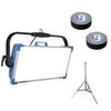 ARRI SkyPanel S60 Pro 500W RGBW LED Soft Light Panel without Cable & Mount, Black, Bundle with 11.3' Double Riser Stand and Gaffer Tape Blue