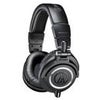 Audio-Technica ATH-M50x Professional Monitor Headphones with 9.8' Interchangeable Coiled and Straight Cables, White Black