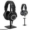 Audio-Technica ATH-M50x Professional Monitor Headphones - Black with Desktop Headphone Stand Black