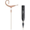 Audio-Technica BP893x Omnidirectional Condenser Headworn Microphone with 55" Detachable Cable, -38 dB Sensitivity, Black Beige