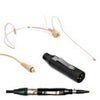 Airwave Technologies HSD-SLIMCLIP Omni-Directional Dual-Ear Headset Microphone Tan