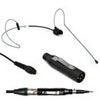 Airwave Technologies HSD-SLIMCLIP Omni-Directional Dual-Ear Headset Microphone Black