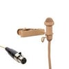 Airwave Technologies LAV-SLIMLINE+ Omni-Directional Miniature Lavalier Microphone, T3 Compatible, Tan Tan